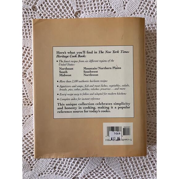 1972 The New York Times Heritage Cookbook by Jean Hewitt - Picture 6 of 6